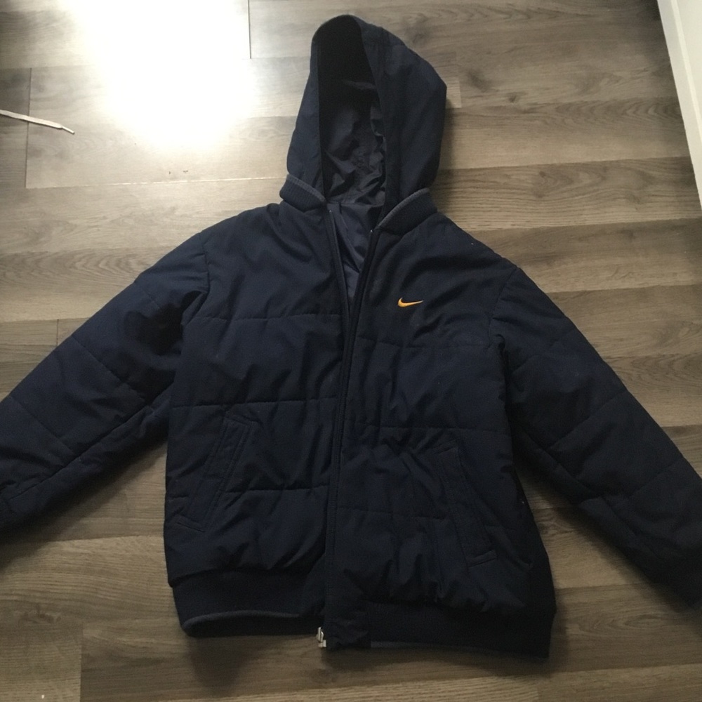 Navy blue nike jacket